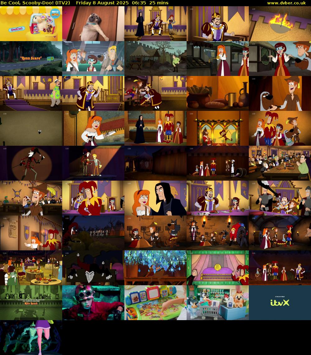 Be Cool, Scooby-Doo! (ITV2) Friday 8 August 2025 06:35 - 07:00