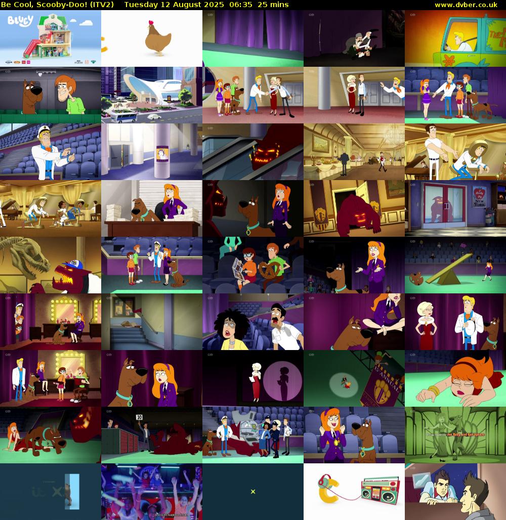 Be Cool, Scooby-Doo! (ITV2) Tuesday 12 August 2025 06:35 - 07:00