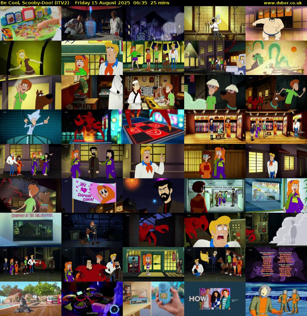 Be Cool, Scooby-Doo! (ITV2) Friday 15 August 2025 06:35 - 07:00