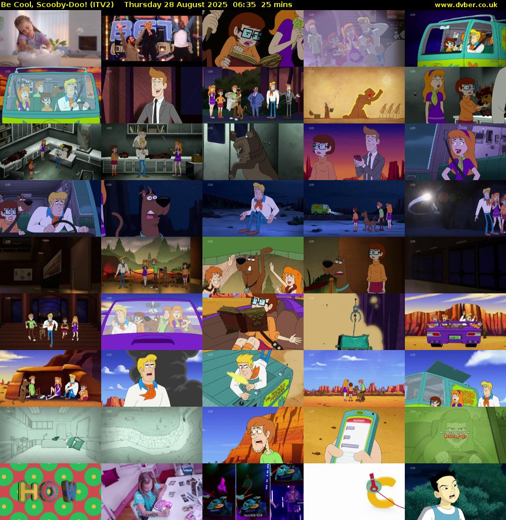 Be Cool, Scooby-Doo! (ITV2) Thursday 28 August 2025 06:35 - 07:00