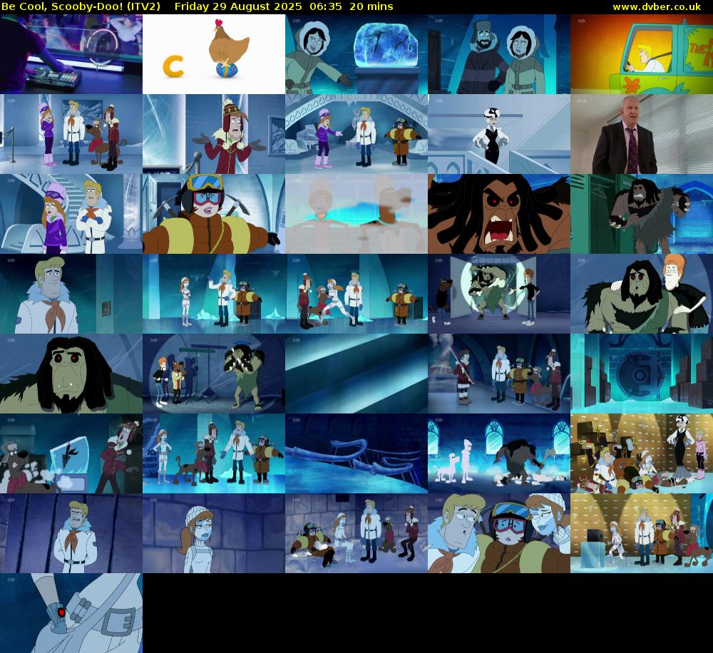 Be Cool, Scooby-Doo! (ITV2) Friday 29 August 2025 06:35 - 06:55
