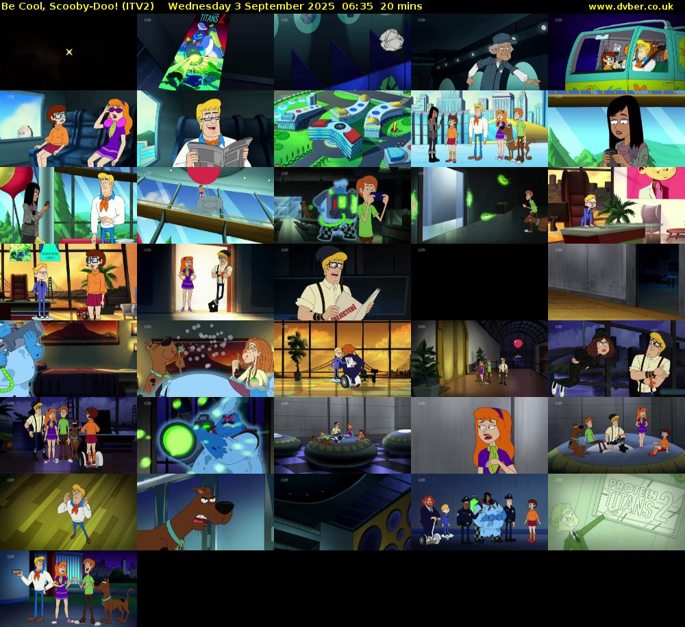 Be Cool, Scooby-Doo! (ITV2) Wednesday 3 September 2025 06:35 - 06:55