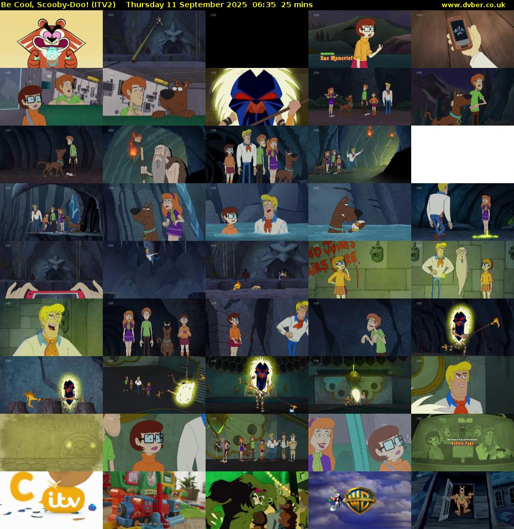 Be Cool, Scooby-Doo! (ITV2) Thursday 11 September 2025 06:35 - 07:00