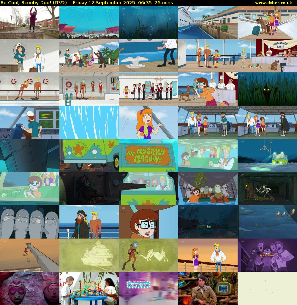 Be Cool, Scooby-Doo! (ITV2) Friday 12 September 2025 06:35 - 07:00