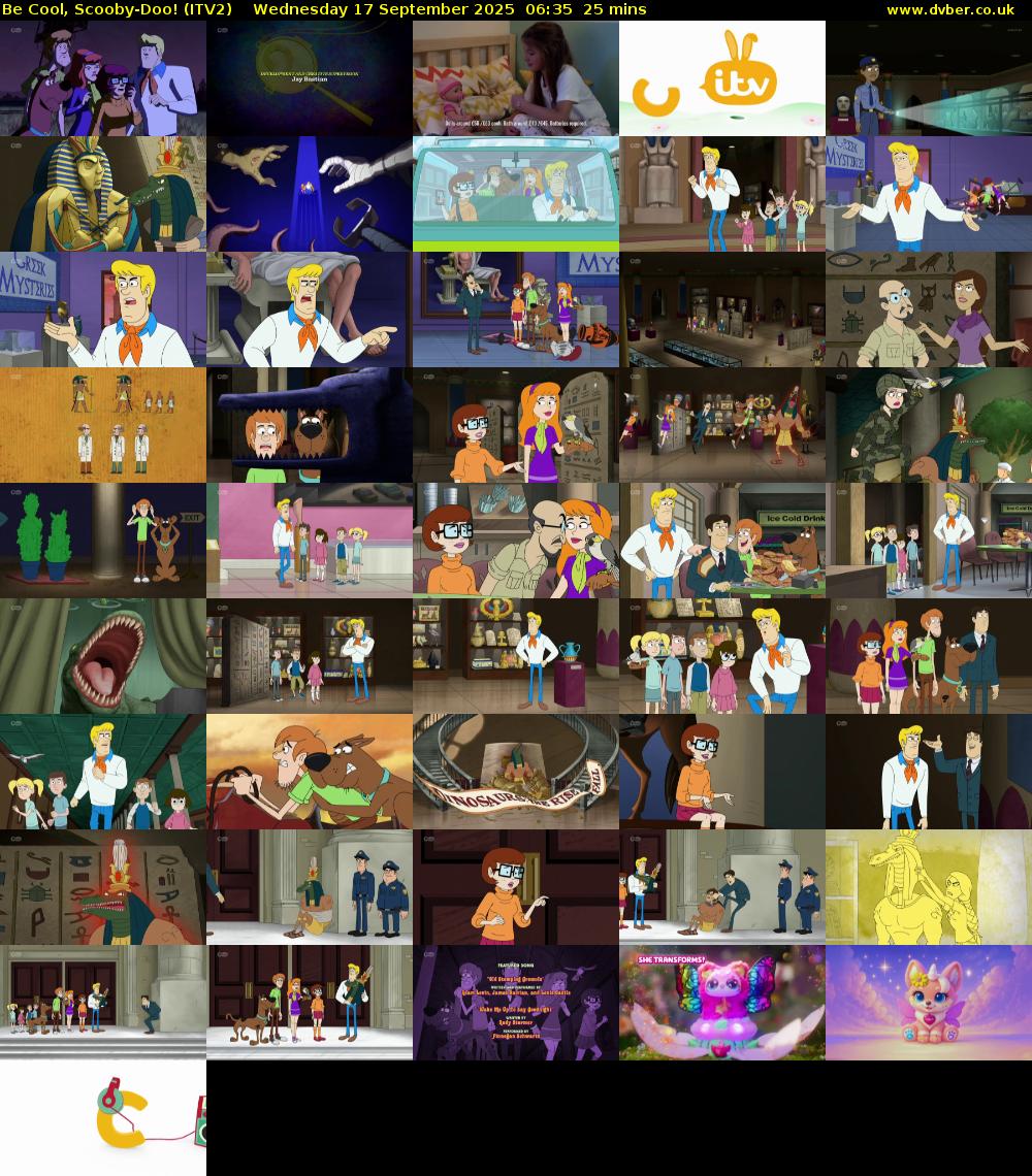 Be Cool, Scooby-Doo! (ITV2) Wednesday 17 September 2025 06:35 - 07:00