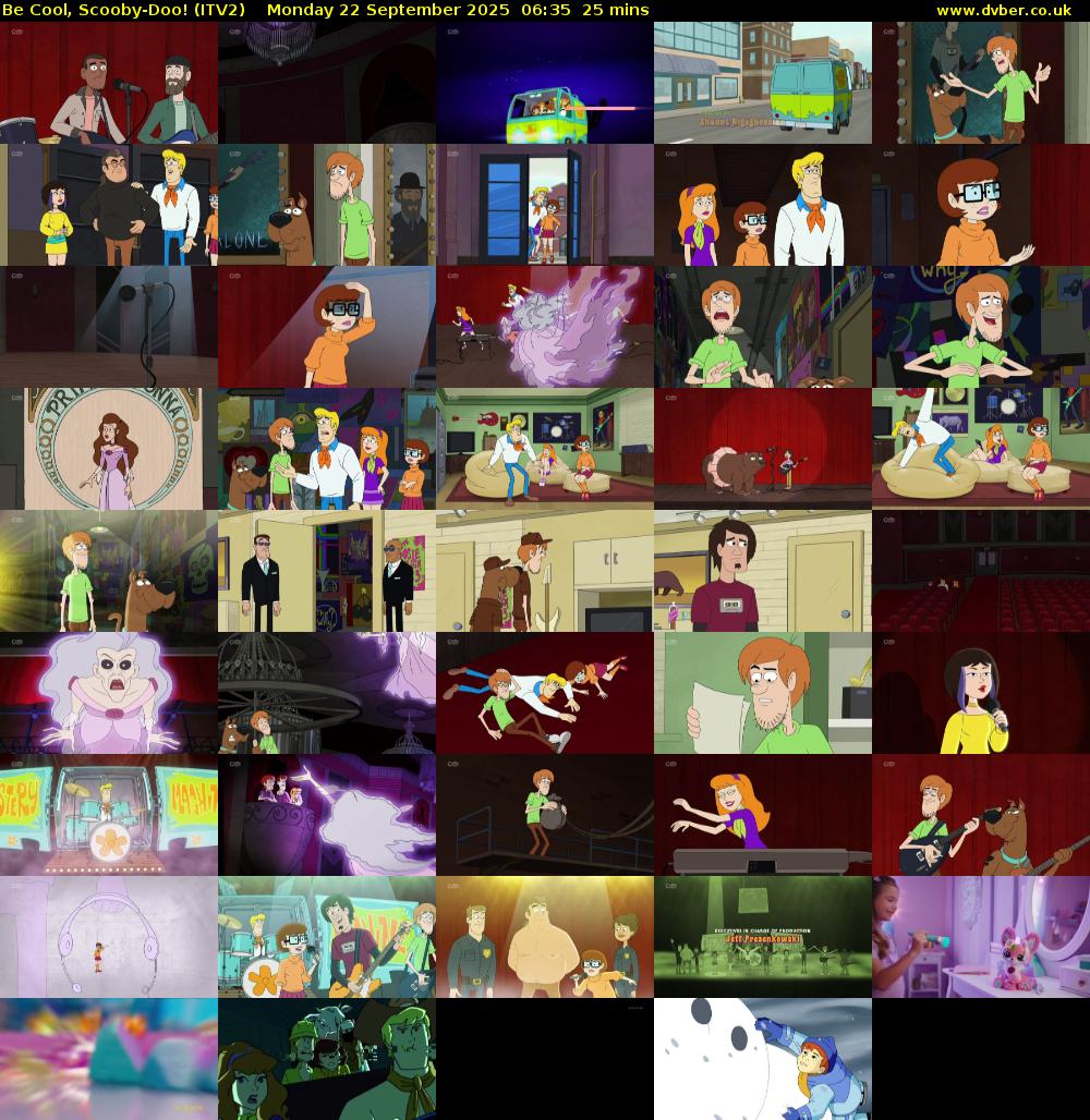 Be Cool, Scooby-Doo! (ITV2) Monday 22 September 2025 06:35 - 07:00
