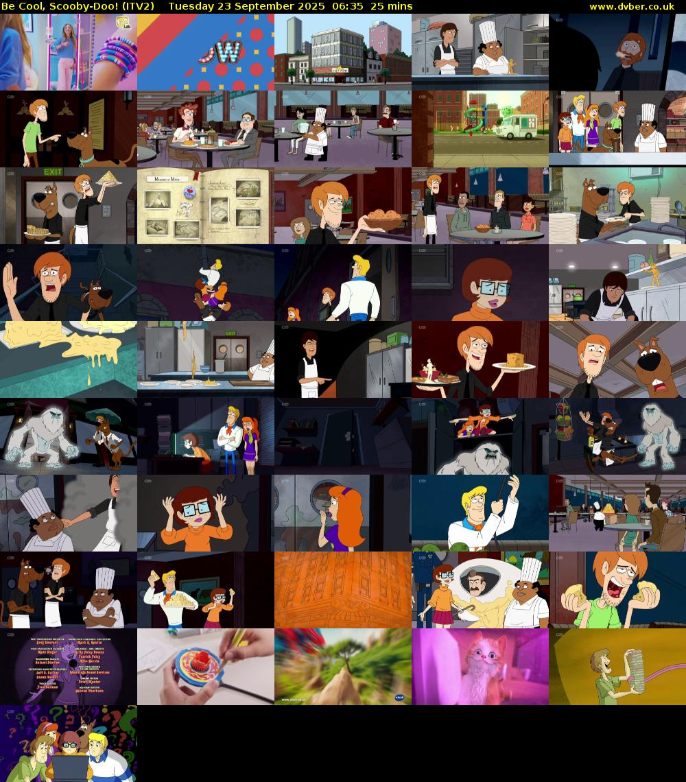 Be Cool, Scooby-Doo! (ITV2) Tuesday 23 September 2025 06:35 - 07:00