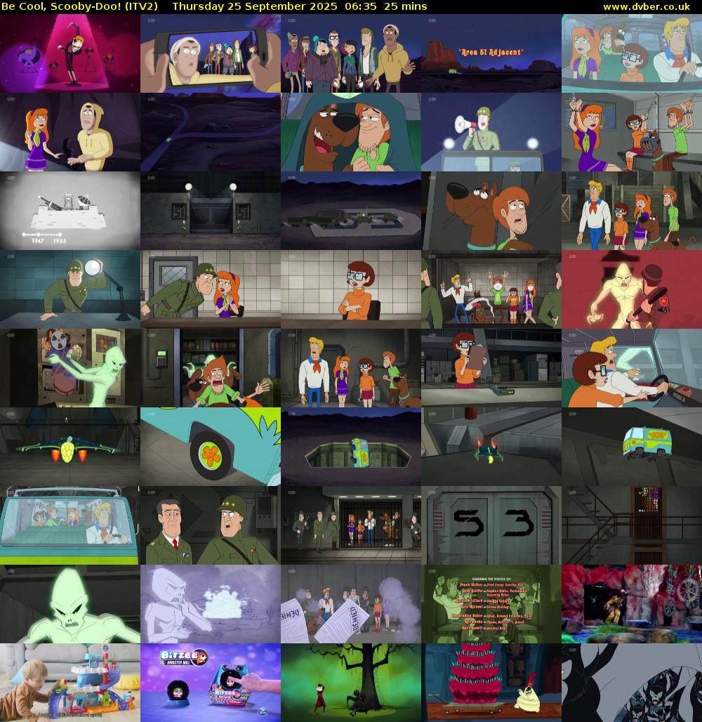 Be Cool, Scooby-Doo! (ITV2) Thursday 25 September 2025 06:35 - 07:00