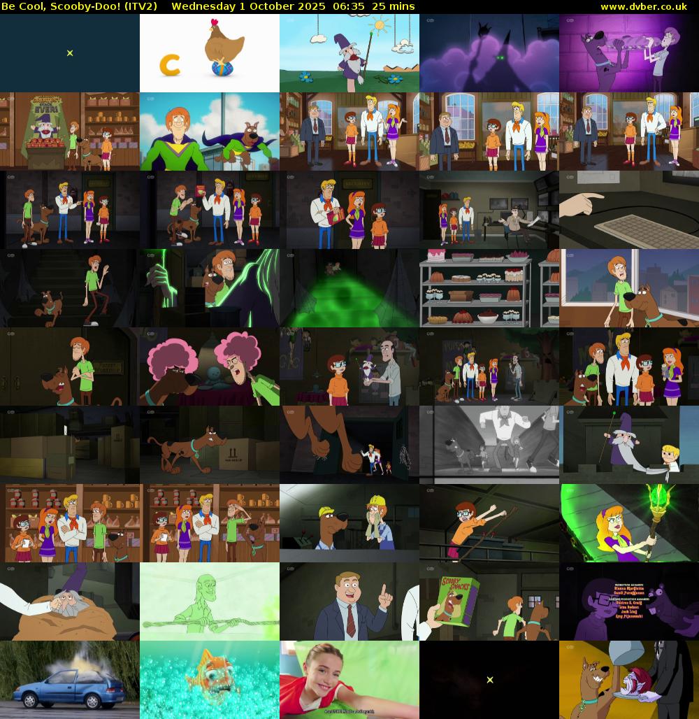Be Cool, Scooby-Doo! (ITV2) Wednesday 1 October 2025 06:35 - 07:00