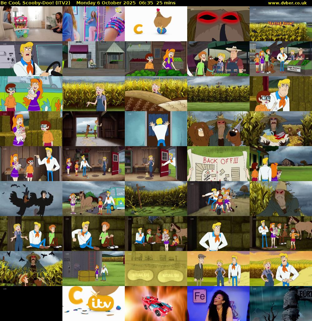 Be Cool, Scooby-Doo! (ITV2) Monday 6 October 2025 06:35 - 07:00