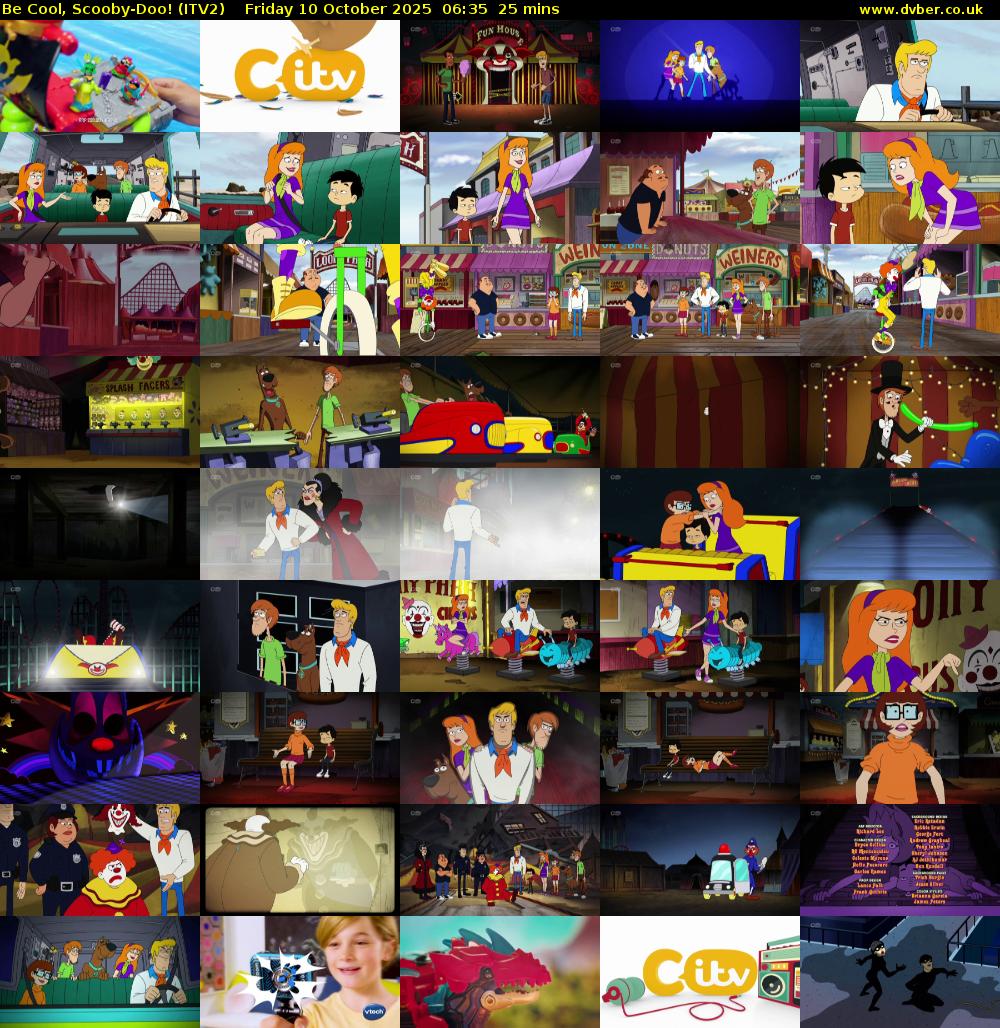 Be Cool, Scooby-Doo! (ITV2) Friday 10 October 2025 06:35 - 07:00