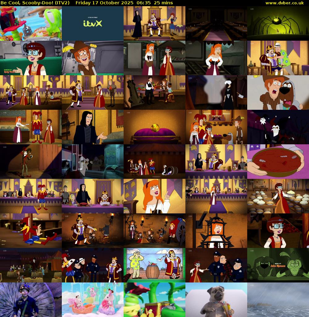 Be Cool, Scooby-Doo! (ITV2) Friday 17 October 2025 06:35 - 07:00