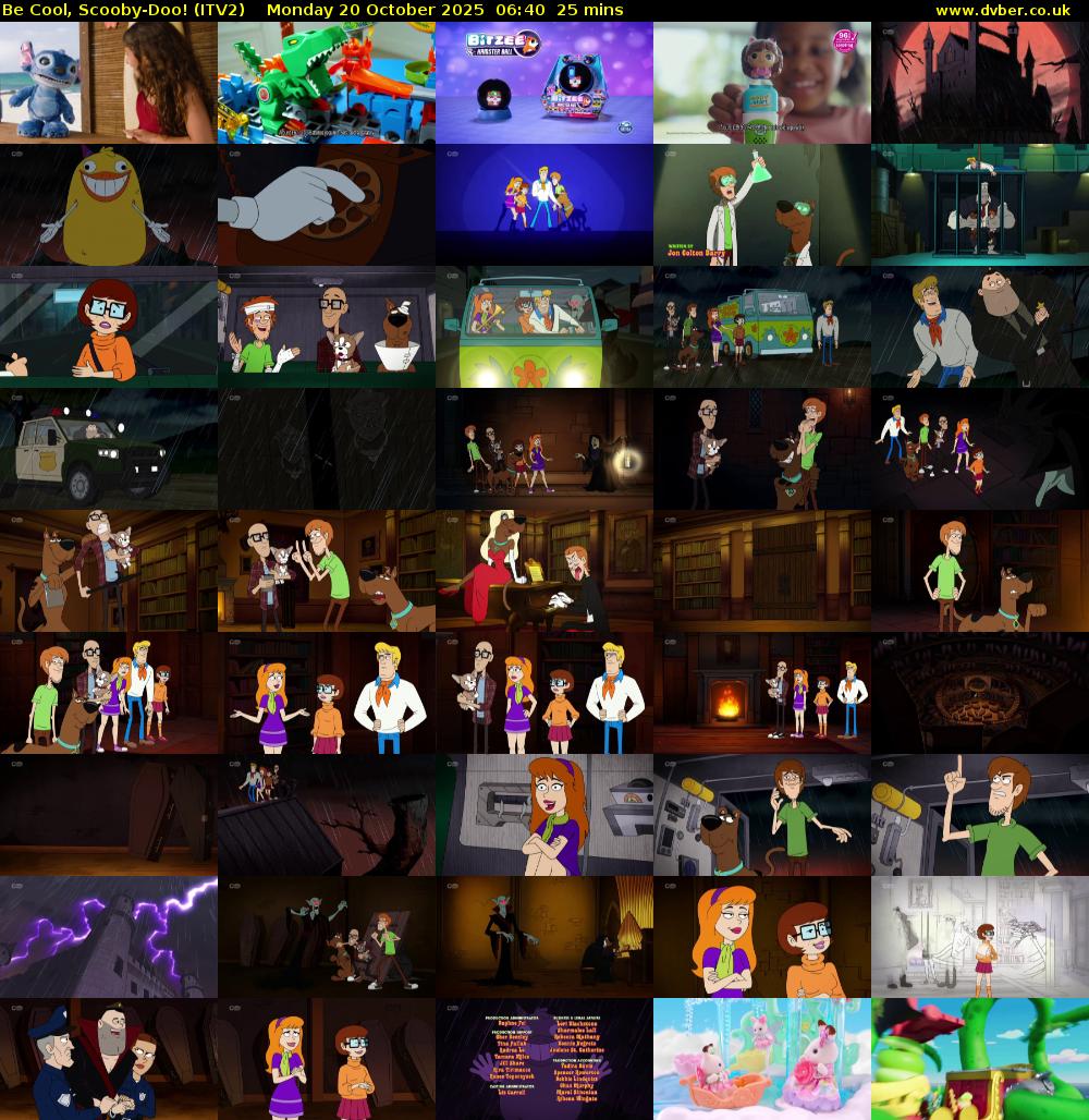 Be Cool, Scooby-Doo! (ITV2) Monday 20 October 2025 06:40 - 07:05