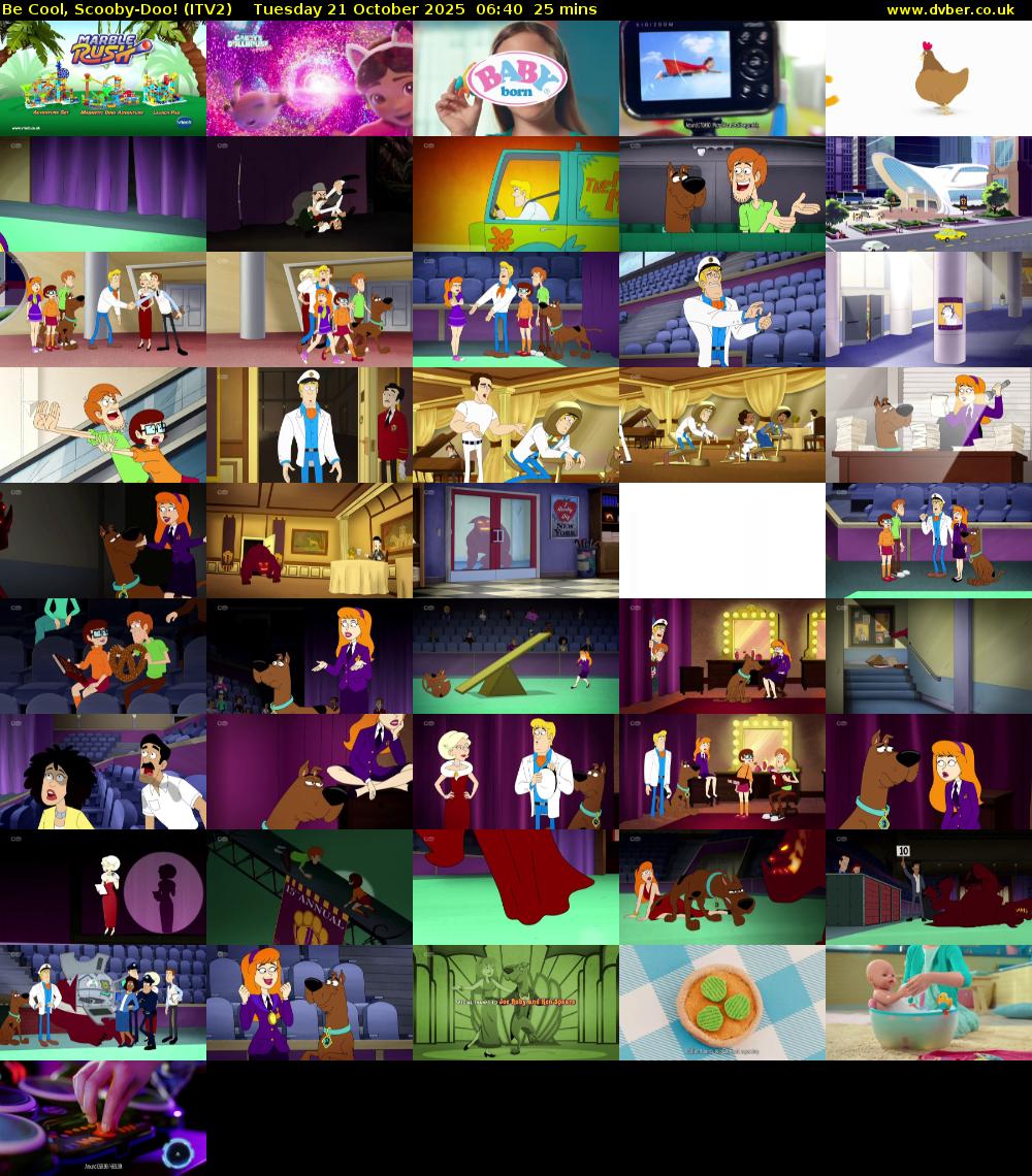 Be Cool, Scooby-Doo! (ITV2) Tuesday 21 October 2025 06:40 - 07:05
