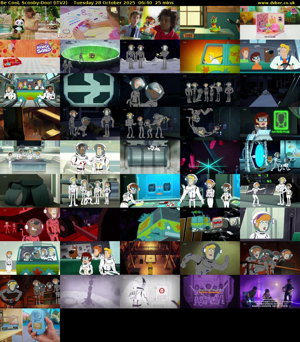 Be Cool, Scooby-Doo! (ITV2) Tuesday 28 October 2025 06:40 - 07:05