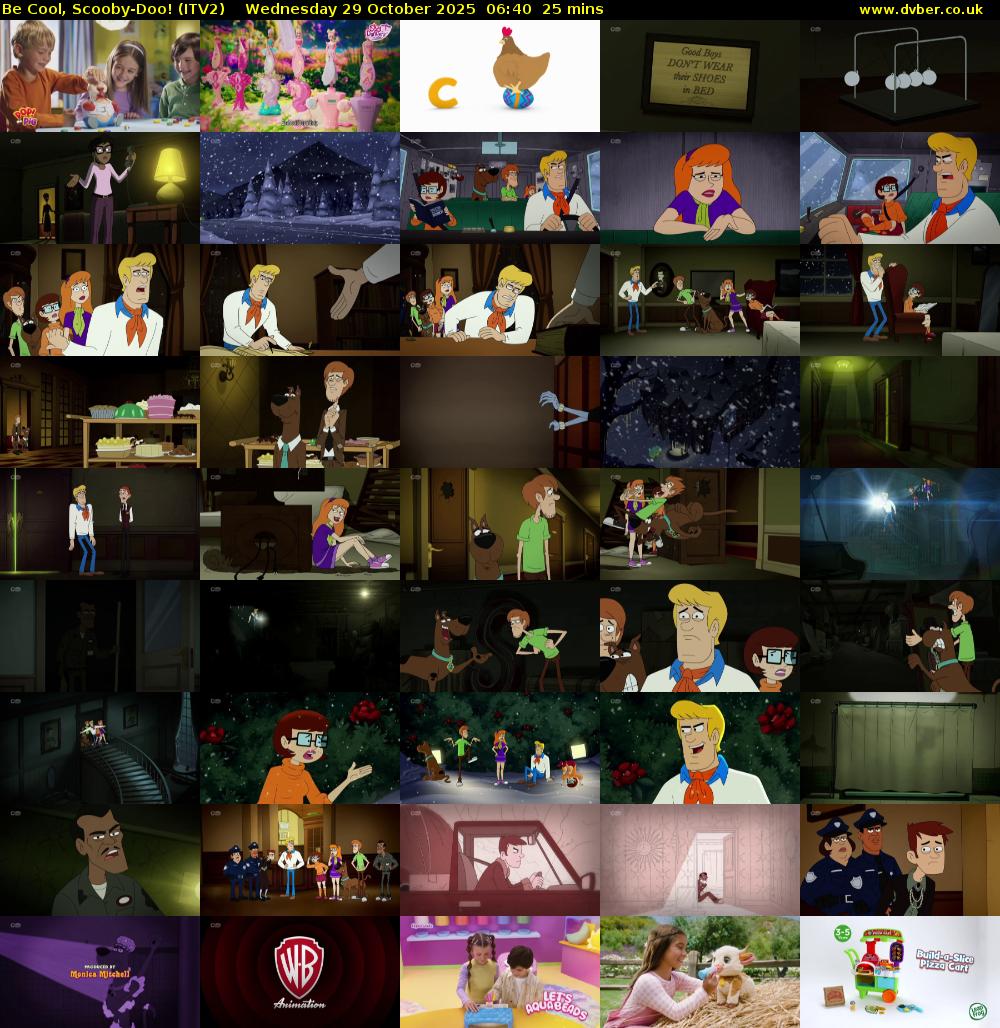 Be Cool, Scooby-Doo! (ITV2) Wednesday 29 October 2025 06:40 - 07:05