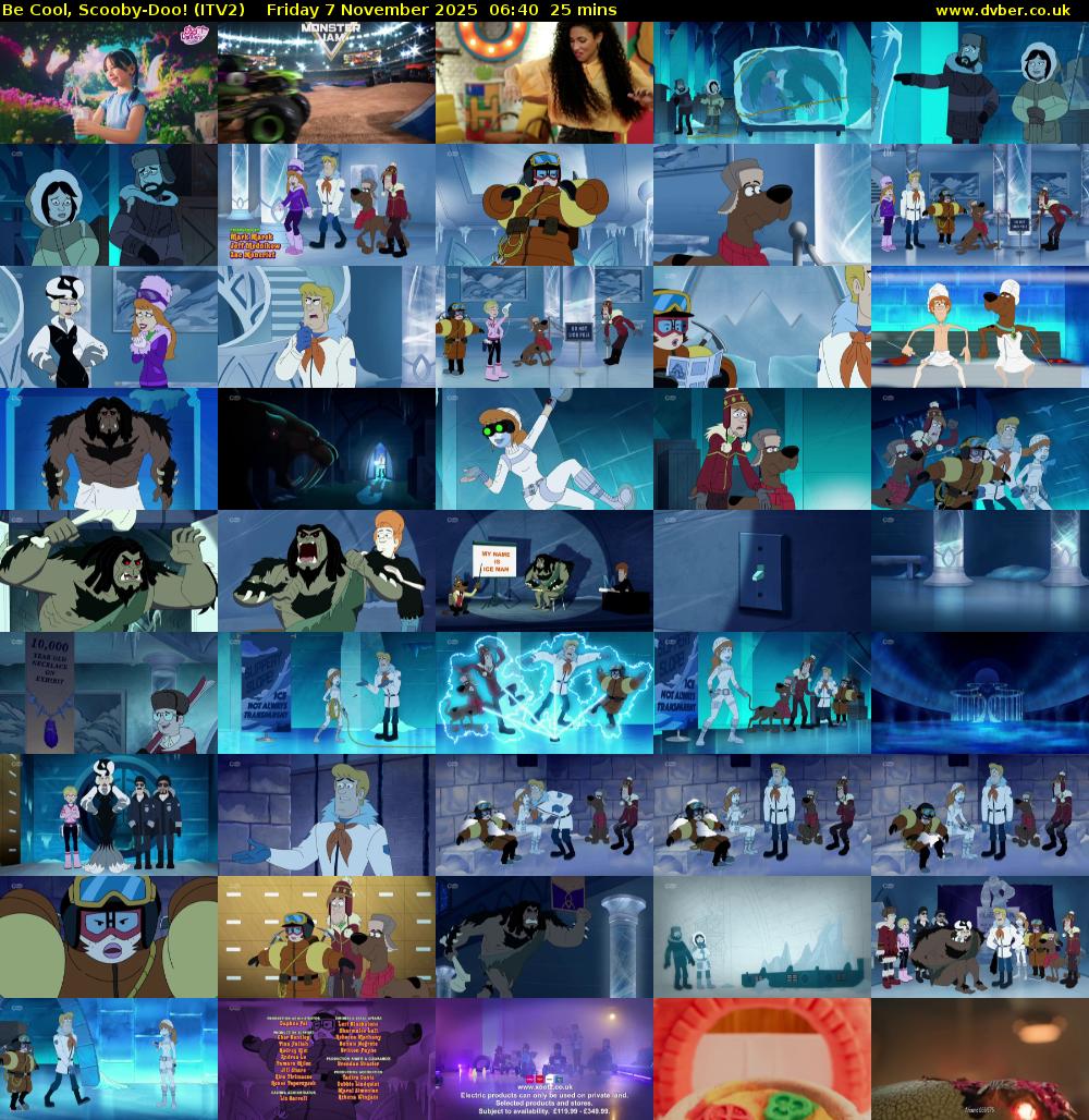 Be Cool, Scooby-Doo! (ITV2) Friday 7 November 2025 06:40 - 07:05