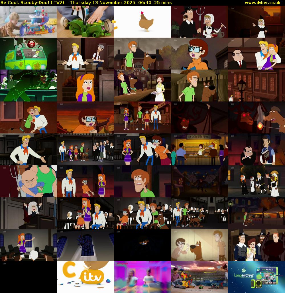 Be Cool, Scooby-Doo! (ITV2) Thursday 13 November 2025 06:40 - 07:05
