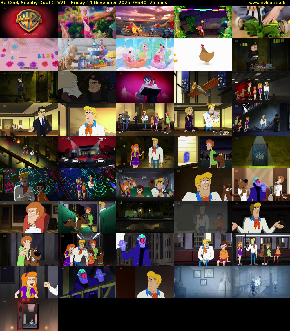 Be Cool, Scooby-Doo! (ITV2) Friday 14 November 2025 06:40 - 07:05
