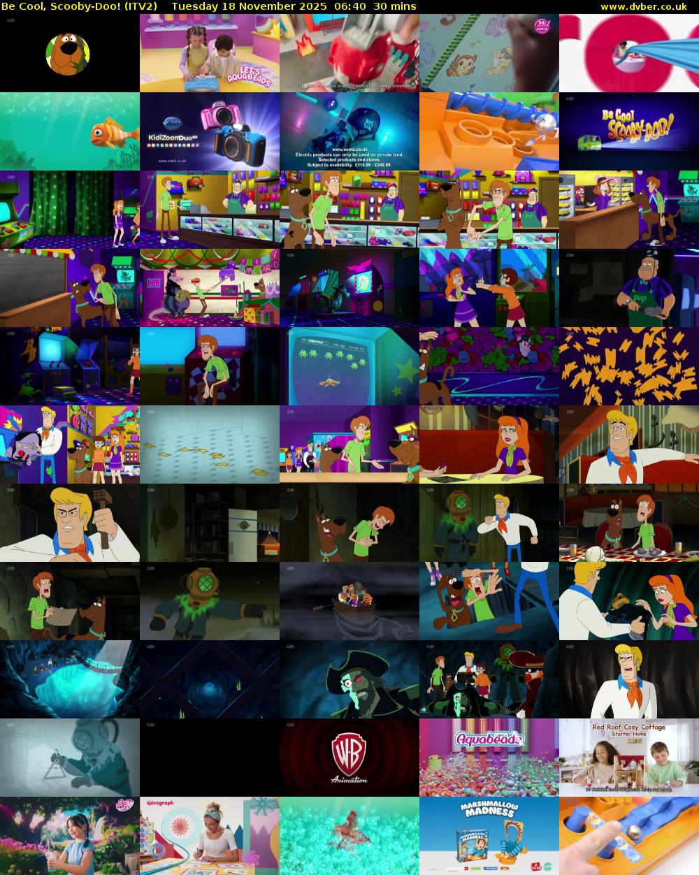 Be Cool, Scooby-Doo! (ITV2) Tuesday 18 November 2025 06:40 - 07:10