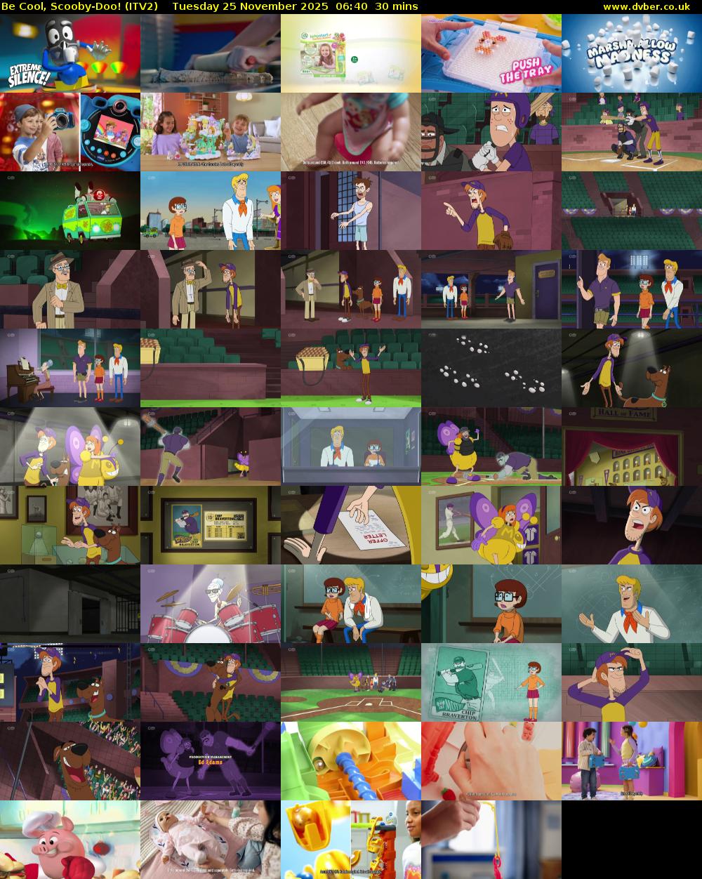 Be Cool, Scooby-Doo! (ITV2) Tuesday 25 November 2025 06:40 - 07:10