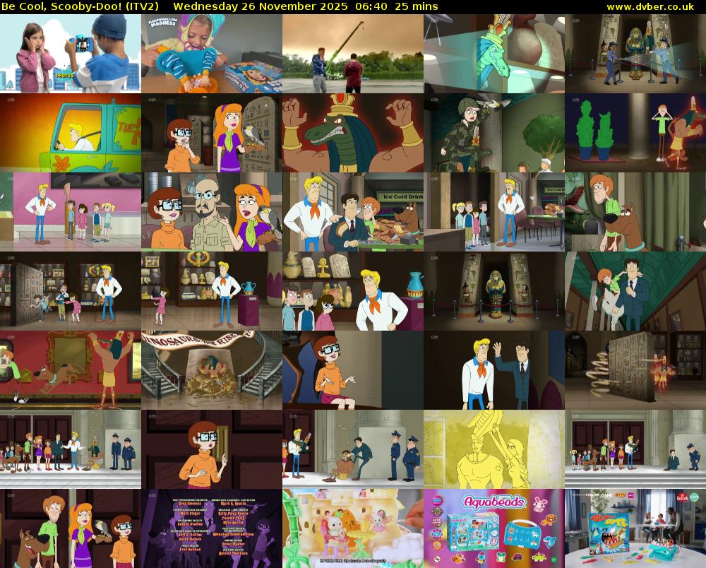 Be Cool, Scooby-Doo! (ITV2) Wednesday 26 November 2025 06:40 - 07:05