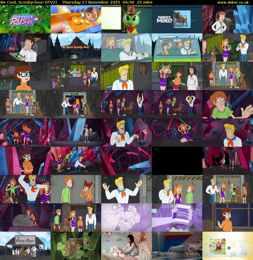 Be Cool, Scooby-Doo! (ITV2) Thursday 27 November 2025 06:40 - 07:05