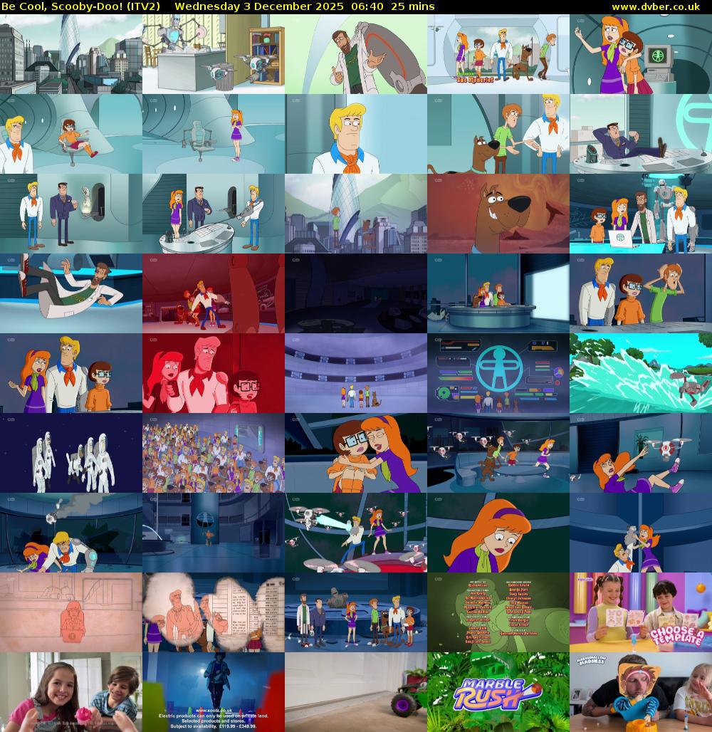 Be Cool, Scooby-Doo! (ITV2) Wednesday 3 December 2025 06:40 - 07:05