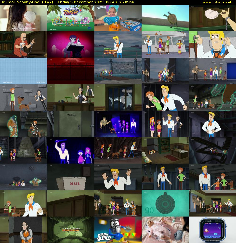Be Cool, Scooby-Doo! (ITV2) Friday 5 December 2025 06:40 - 07:05
