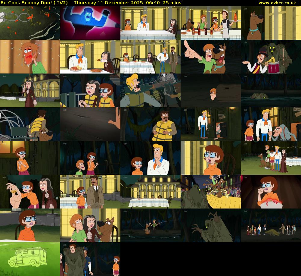 Be Cool, Scooby-Doo! (ITV2) Thursday 11 December 2025 06:40 - 07:05