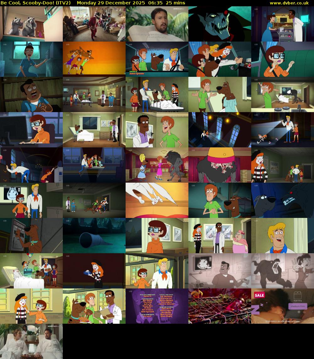 Be Cool, Scooby-Doo! (ITV2) Monday 29 December 2025 06:35 - 07:00