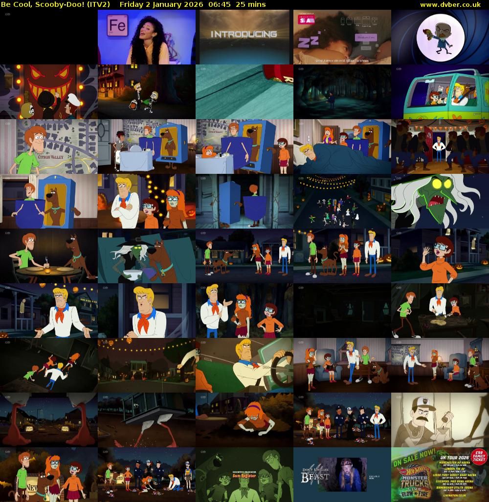 Be Cool, Scooby-Doo! (ITV2) Friday 2 January 2026 06:45 - 07:10
