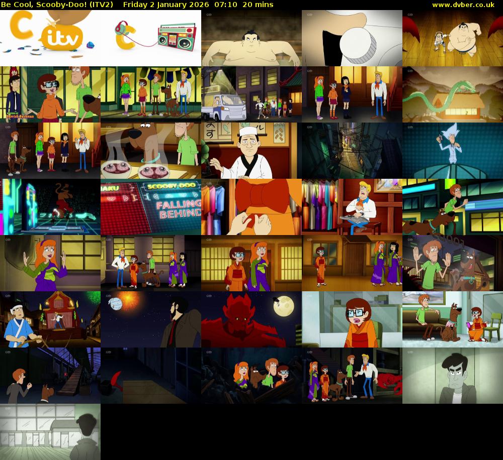 Be Cool, Scooby-Doo! (ITV2) Friday 2 January 2026 07:10 - 07:30