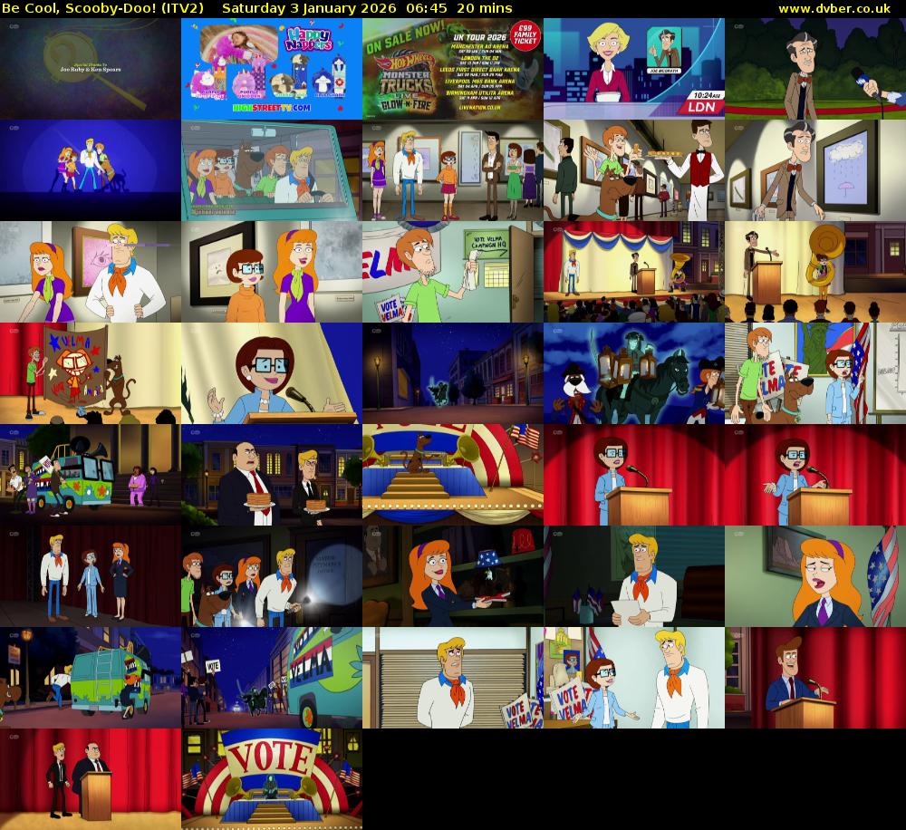 Be Cool, Scooby-Doo! (ITV2) Saturday 3 January 2026 06:45 - 07:05