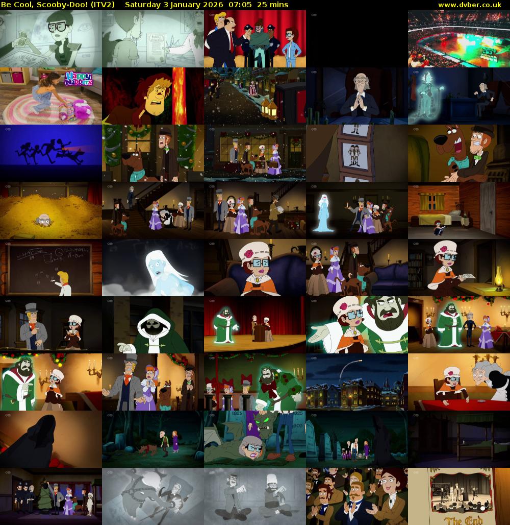 Be Cool, Scooby-Doo! (ITV2) Saturday 3 January 2026 07:05 - 07:30