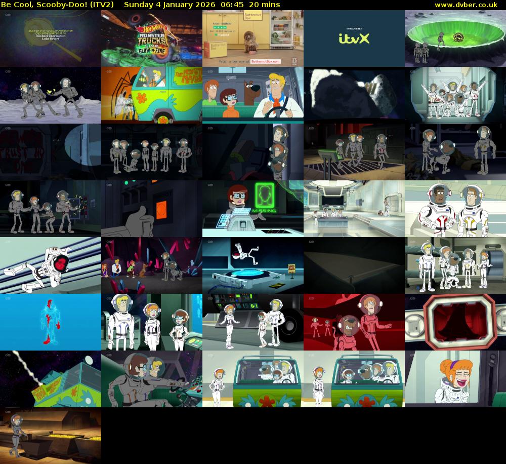 Be Cool, Scooby-Doo! (ITV2) Sunday 4 January 2026 06:45 - 07:05