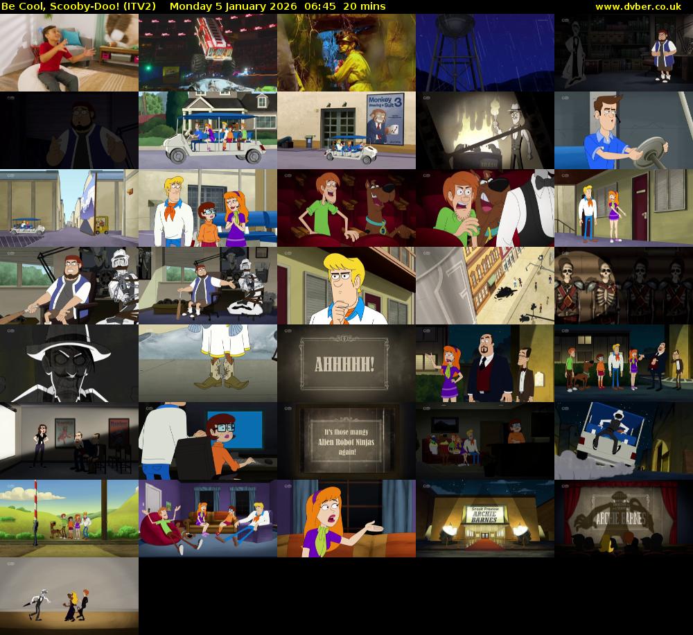 Be Cool, Scooby-Doo! (ITV2) Monday 5 January 2026 06:45 - 07:05