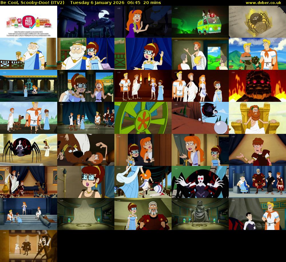 Be Cool, Scooby-Doo! (ITV2) Tuesday 6 January 2026 06:45 - 07:05