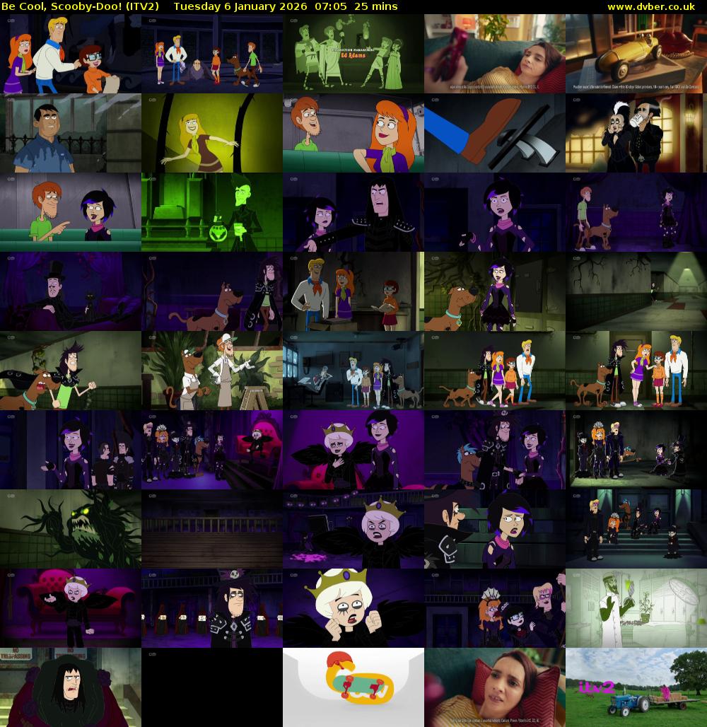 Be Cool, Scooby-Doo! (ITV2) Tuesday 6 January 2026 07:05 - 07:30