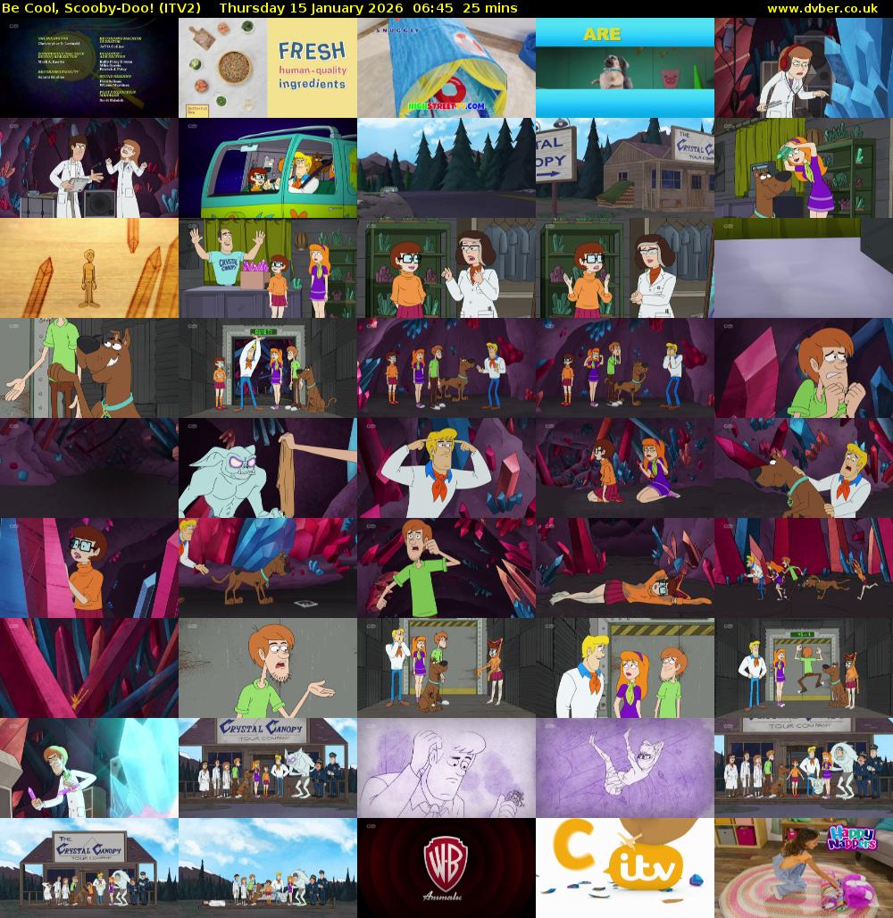 Be Cool, Scooby-Doo! (ITV2) Thursday 15 January 2026 06:45 - 07:10