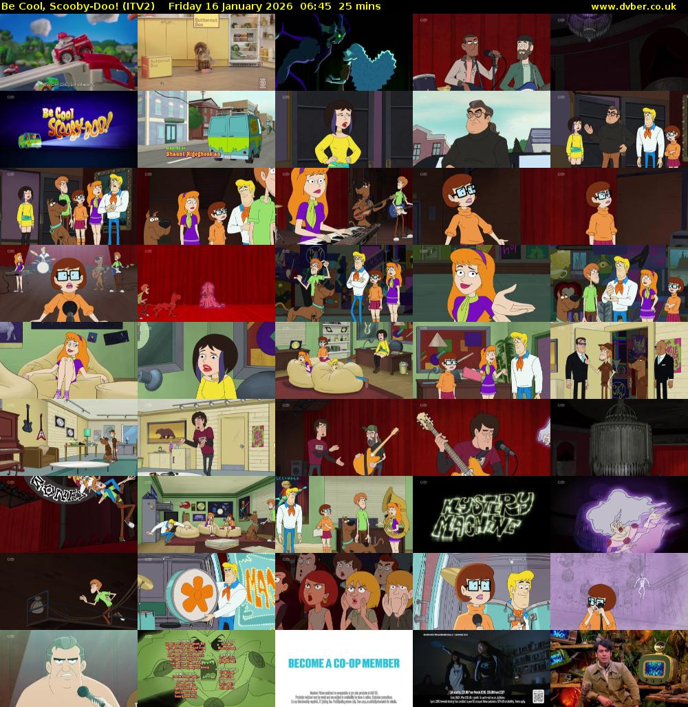 Be Cool, Scooby-Doo! (ITV2) Friday 16 January 2026 06:45 - 07:10