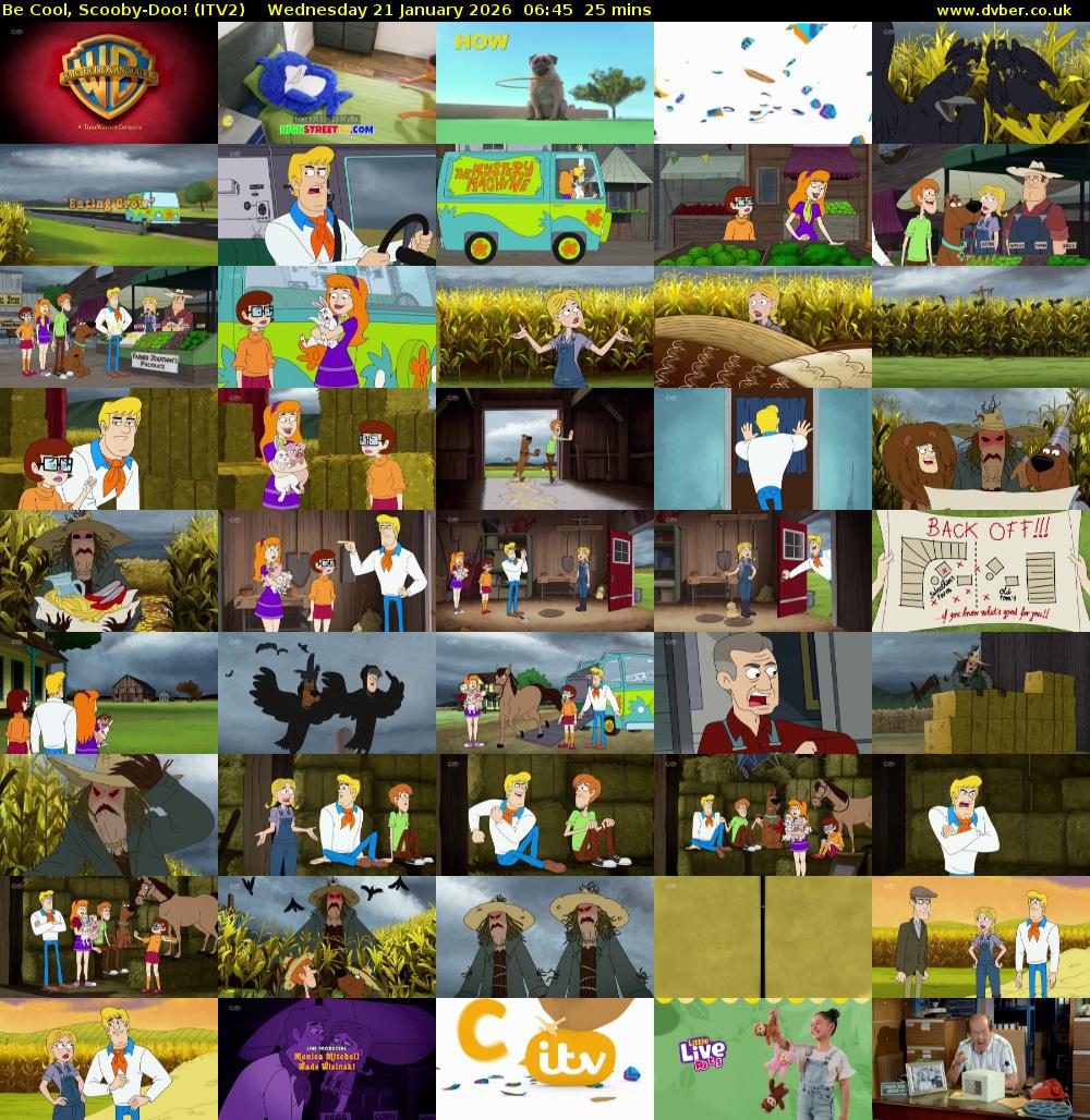 Be Cool, Scooby-Doo! (ITV2) Wednesday 21 January 2026 06:45 - 07:10