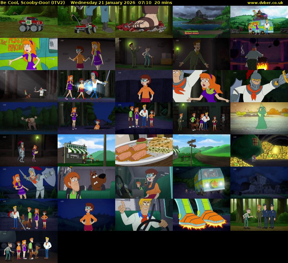 Be Cool, Scooby-Doo! (ITV2) Wednesday 21 January 2026 07:10 - 07:30