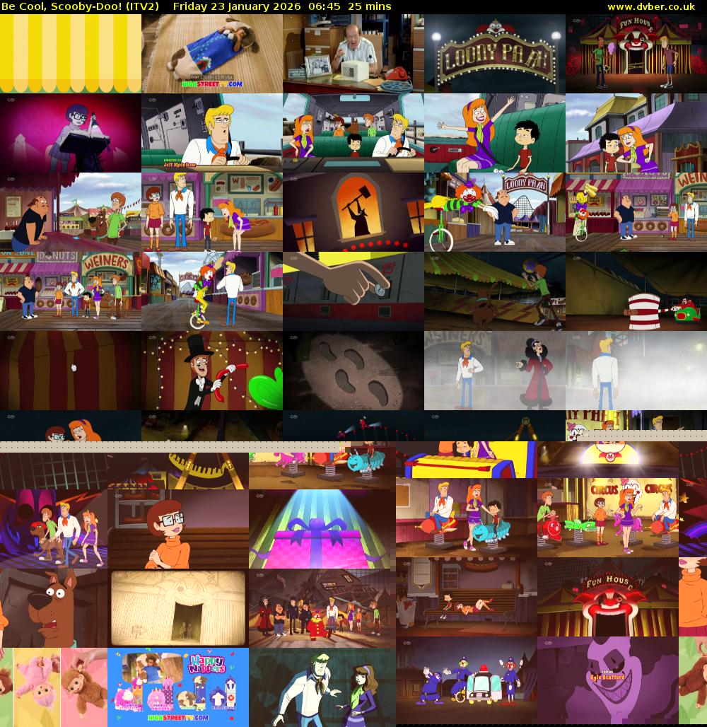 Be Cool, Scooby-Doo! (ITV2) Friday 23 January 2026 06:45 - 07:10