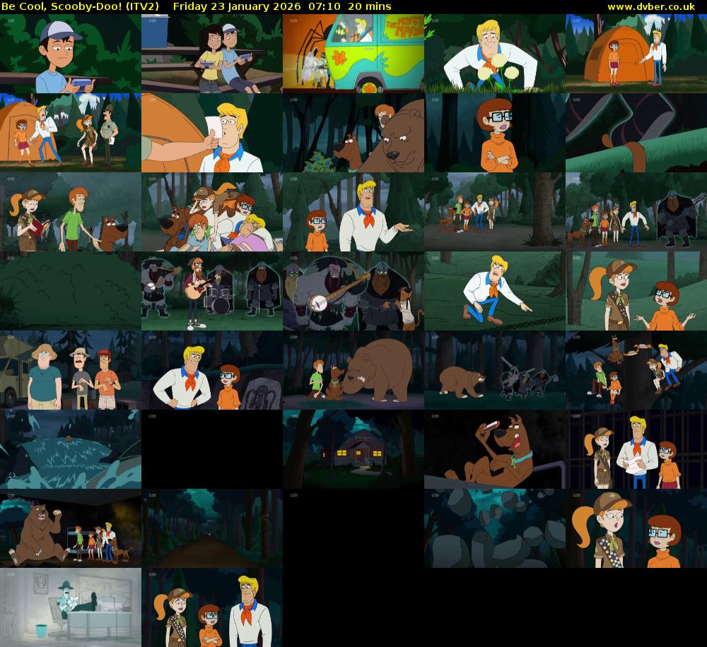 Be Cool, Scooby-Doo! (ITV2) Friday 23 January 2026 07:10 - 07:30