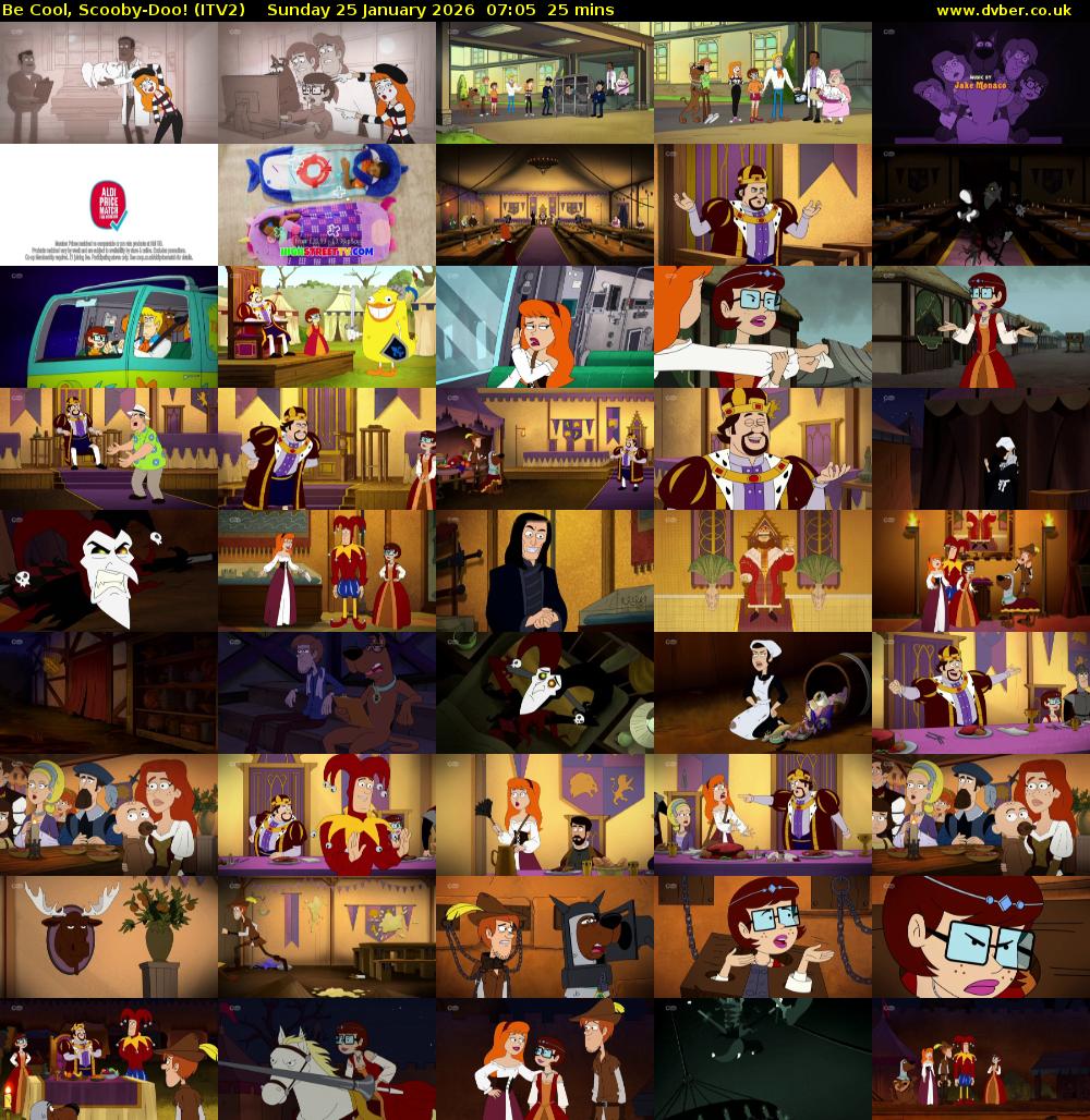 Be Cool, Scooby-Doo! (ITV2) Sunday 25 January 2026 07:05 - 07:30