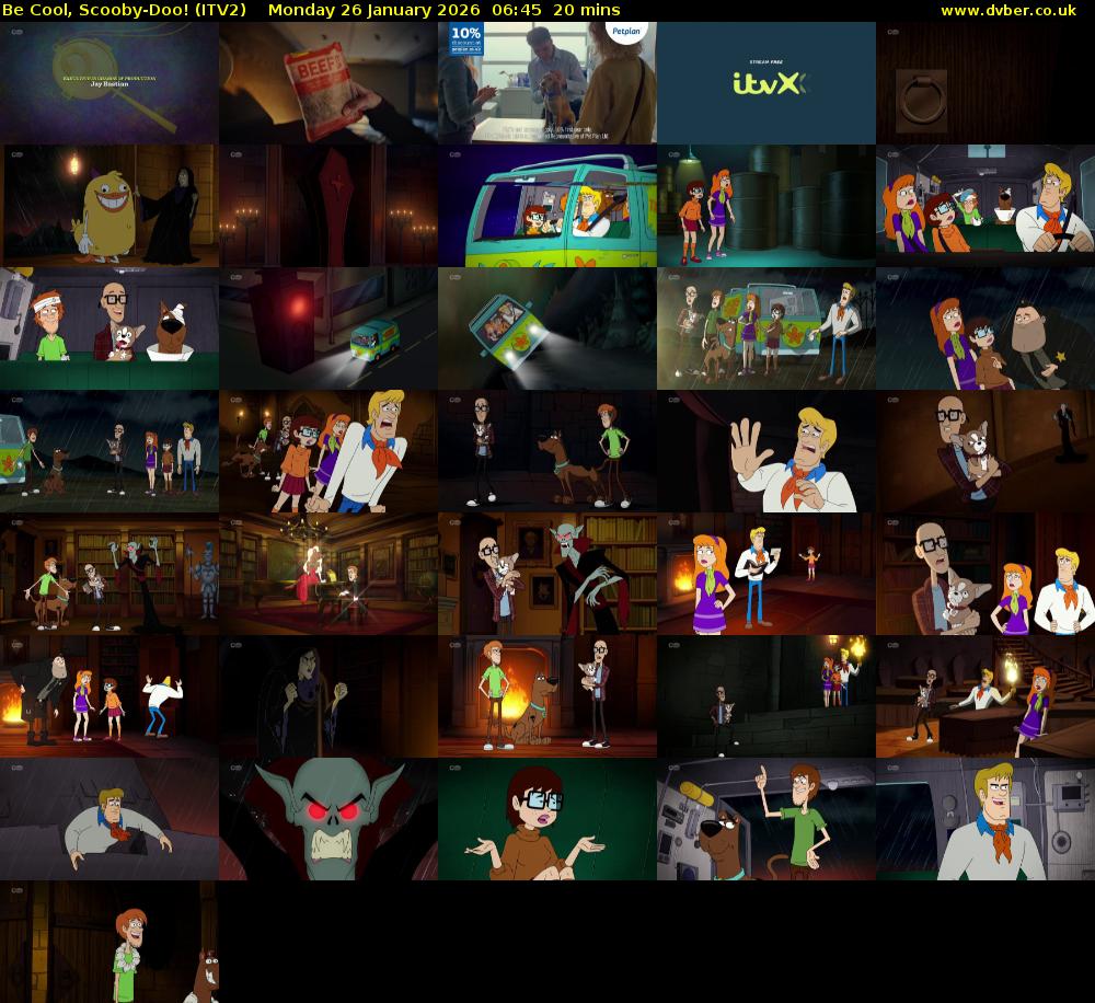 Be Cool, Scooby-Doo! (ITV2) Monday 26 January 2026 06:45 - 07:05