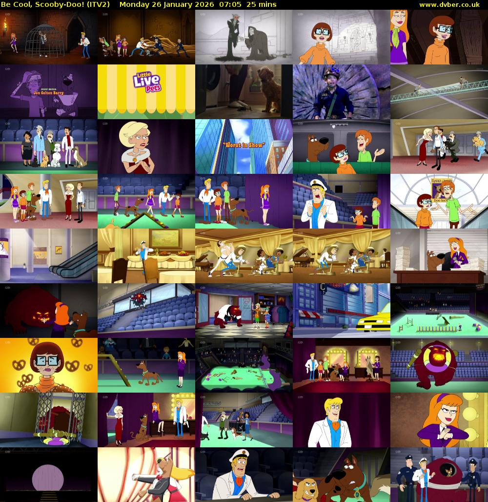 Be Cool, Scooby-Doo! (ITV2) Monday 26 January 2026 07:05 - 07:30