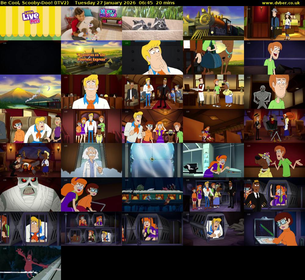 Be Cool, Scooby-Doo! (ITV2) Tuesday 27 January 2026 06:45 - 07:05
