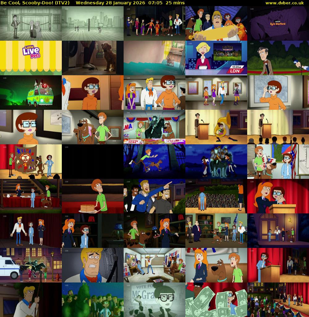 Be Cool, Scooby-Doo! (ITV2) Wednesday 28 January 2026 07:05 - 07:30